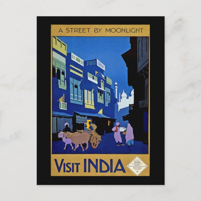 Visit India Postcard (Front)