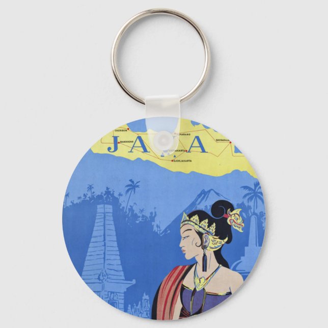 Visit Java Key Ring (Front)