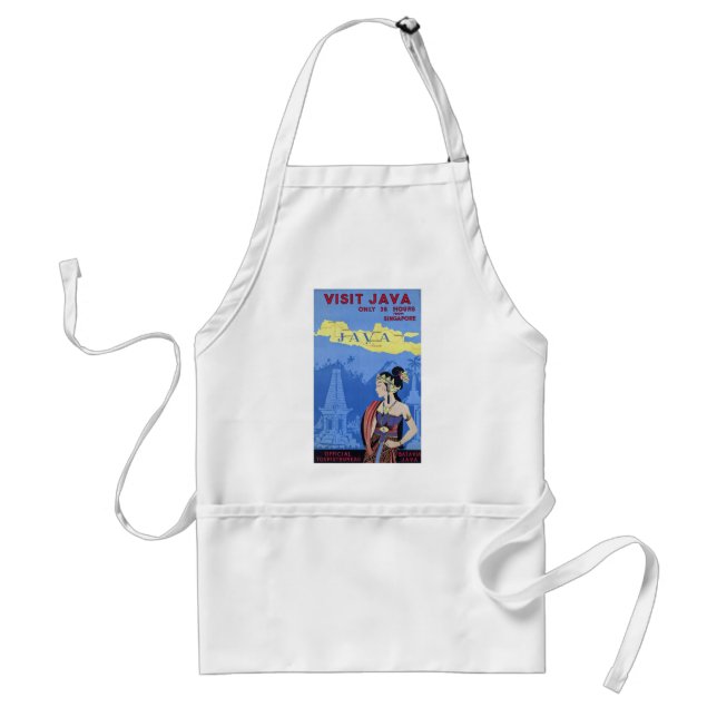 Visit Java Standard Apron (Front)