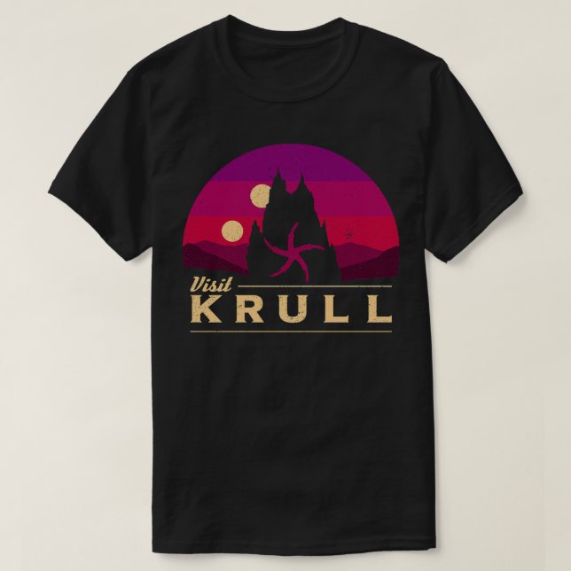 Visit Krull 80s Nostalgia T-Shirt (Design Front)