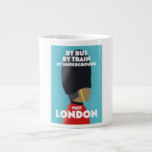 Visit London Art print. Large Coffee Mug