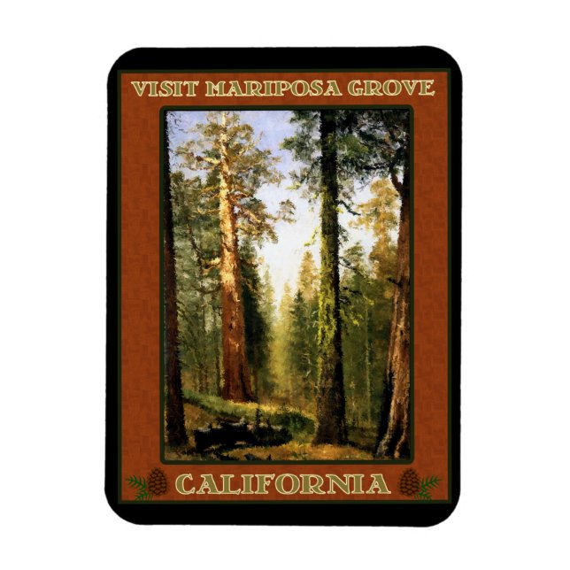 Visit Mariposa Grove Magnet (Vertical)