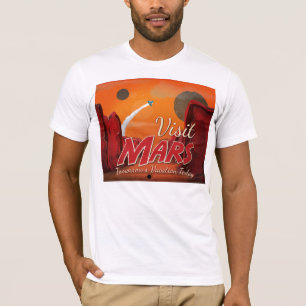 Visit Mars Vintage Poster T-Shirt