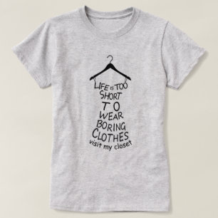 Visit My Closet Womens Grey T-shirt