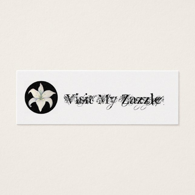 Visit My Zazzle (Front)