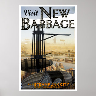 Visit New Babbage (No. 4) Poster