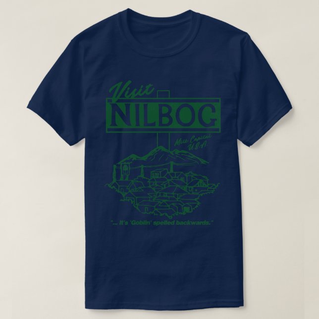 Visit Nilbog T-Shirt (Design Front)