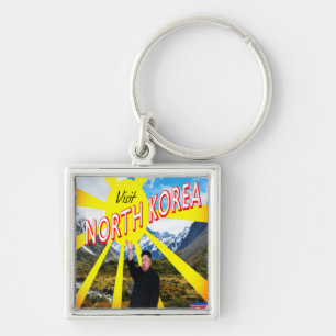 Visit North Korea Key Ring