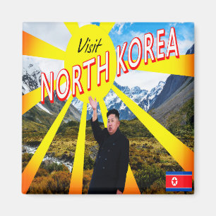 Visit North Korea Magnet