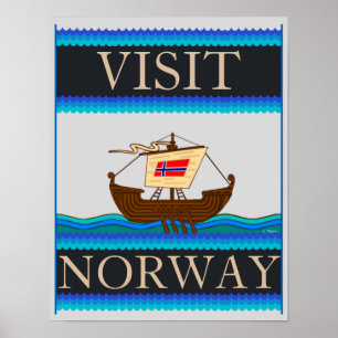 Visit Norway Home/ Office Decor (12.5"x16")