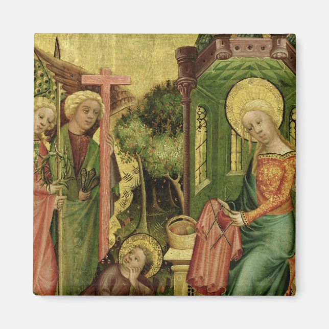 Visit of the Angel, from the right wing Magnet (Front)