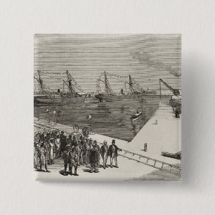Visit of the Viceroy of India 15 Cm Square Badge