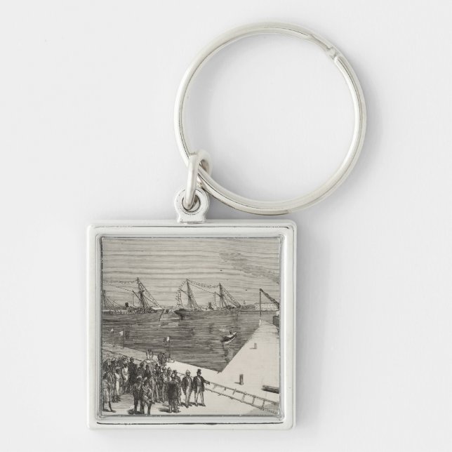 Visit of the Viceroy of India Key Ring (Front)
