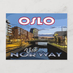 Visit... Oslo, Norway - postcard