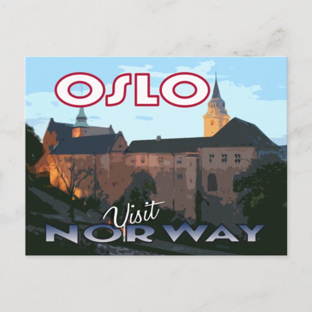 Visit... Oslo, Norway - postcard (Front)
