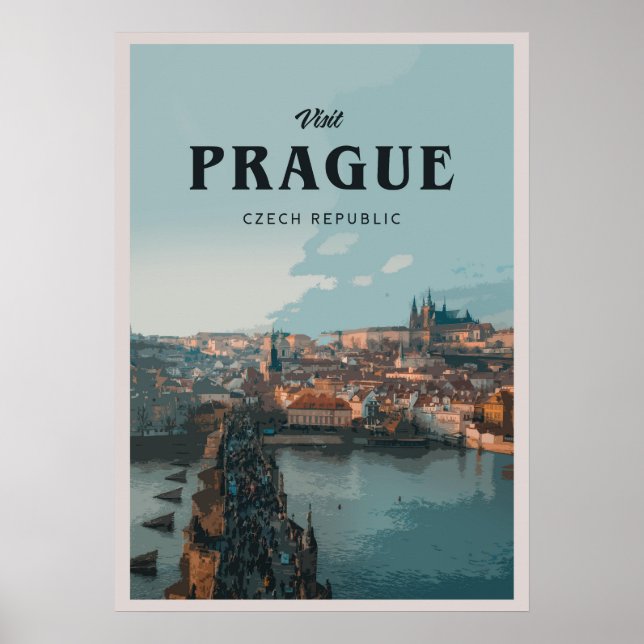 Visit Prague Poster (Front)