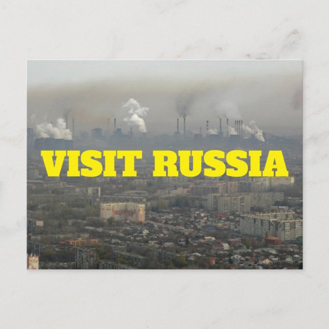 VISIT RUSSIA POSTCARD (Front)