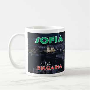 Visit Sofia, Bulgaria I Love Coffee Mug