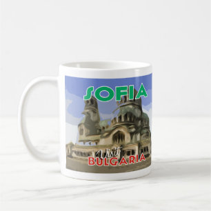Visit Sofia, Bulgaria I Love Coffee Mug