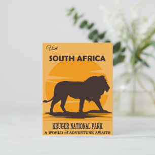 Visit South Africa, Kruger National Park, Postcard