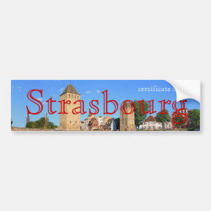 Visit Strasbourg certificate Bumper Sticker