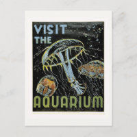 Visit the Aquarium - WPA Poster Jellies, Jellyfish