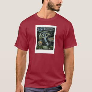 Visit the Aquarium - WPA Poster - T-Shirt
