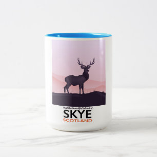 Visit the Beautiful Island of Skye Two-Tone Coffee Mug