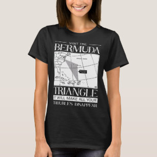 Visit The Bermuda Triangle Water Ocean Triangle T-Shirt
