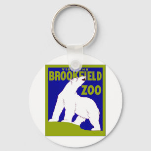 Visit the Brookfield Zoo ~ Vintage Zoo Key Ring