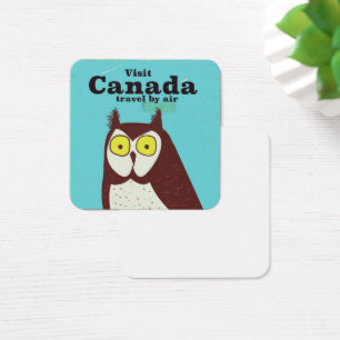 Visit the Canada Owl poster