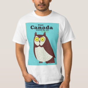 Visit the Canada Owl poster T-Shirt