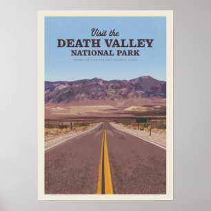 Visit the Death Valley National Park Poster