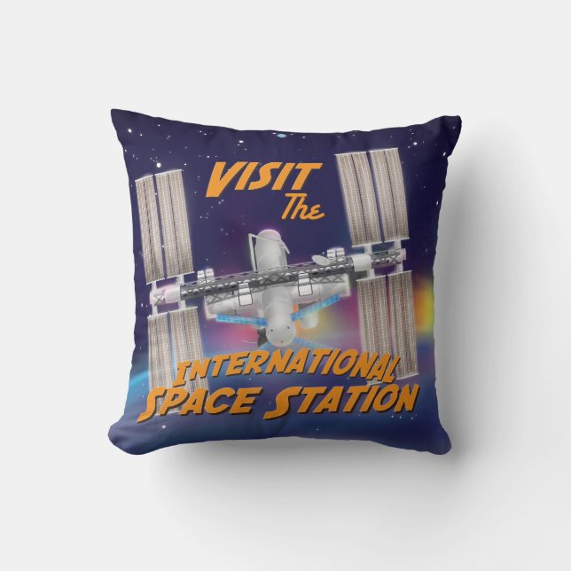 Visit the International Space Station Cushion (Front)