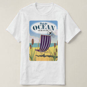Visit the Ocean "Go by plane" T-Shirt