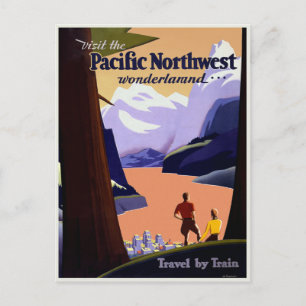 Visit the Pacific Northwest Postcard