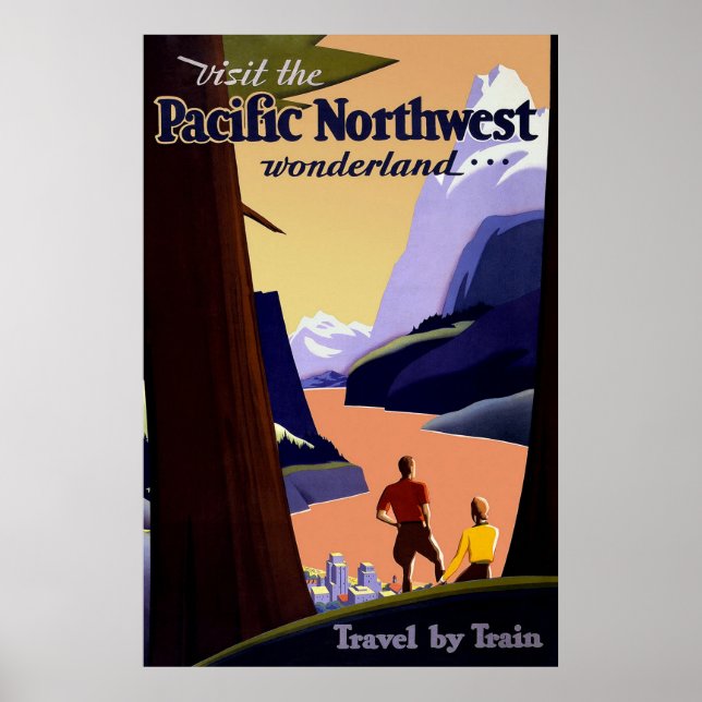 Visit The Pacific Northwest Poster (Front)