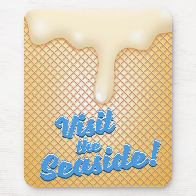 Visit the seaside mouse pad (Front)