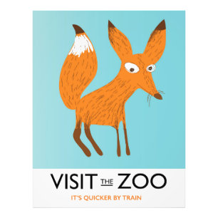 Visit the Zoo - Fox Edition Photo Print