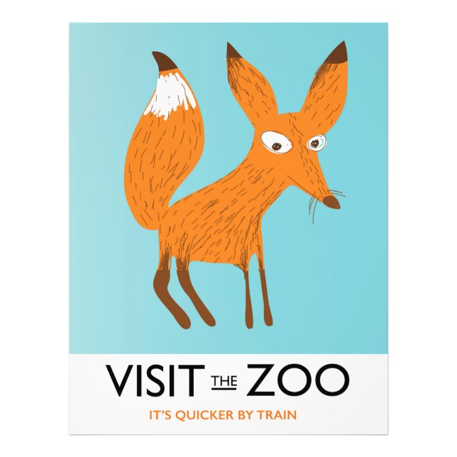 Visit the Zoo - Fox Edition Photo Print (Front)