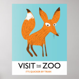 Visit the Zoo - Fox Edition Poster