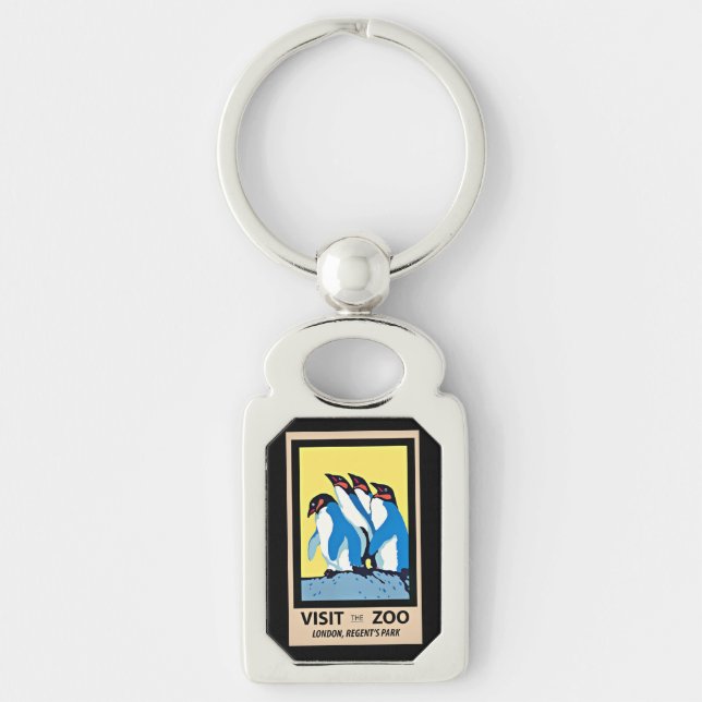 Visit the Zoo, London, Regent's Park  Key Ring (Front)