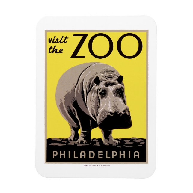 Visit The Zoo Magnet (Vertical)