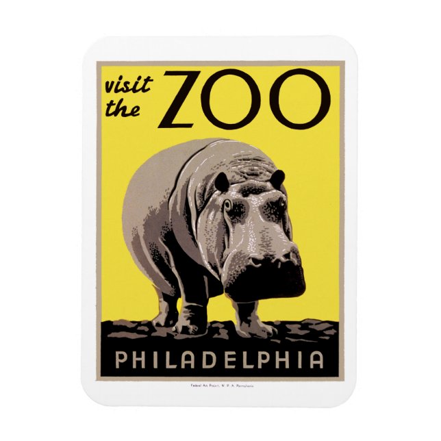 Visit The Zoo Magnet (Vertical)