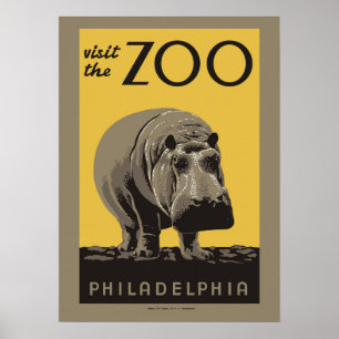 Visit The Zoo Philadelphia Poster