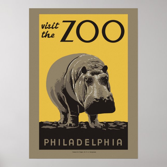 Visit The Zoo Philadelphia Poster (Front)