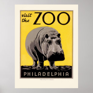 Visit the Zoo: Philadelphia Poster