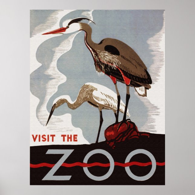 Visit the Zoo Poster (Front)