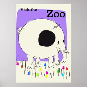 Visit the Zoo Poster
