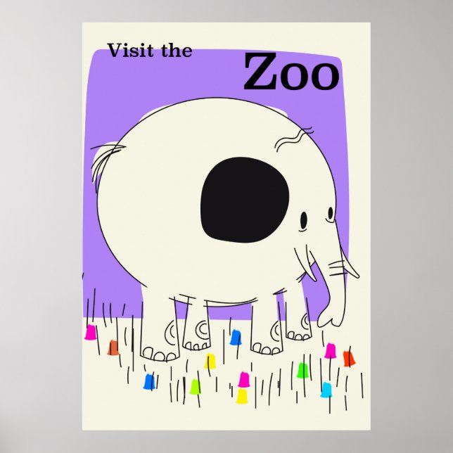 Visit the Zoo Poster (Front)